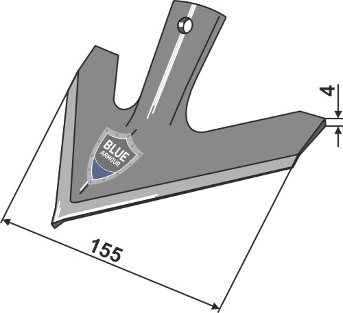 Eco-harja nopeaan vaihtoon – 155 mm