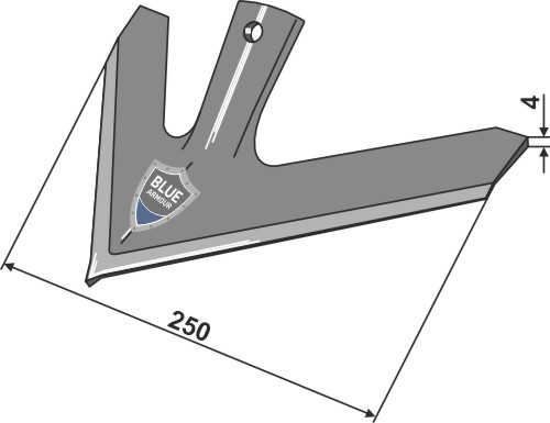 Eco-harja nopeaan vaihtoon – 250 mm