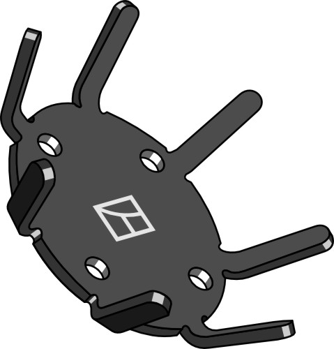 Drivhjul för fingerogräsrensare Ø370 mm