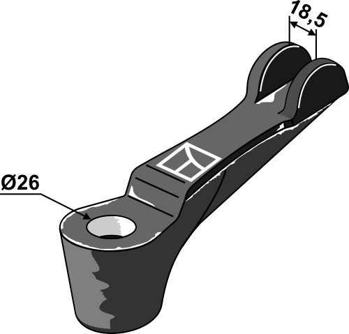 Shank protector - right