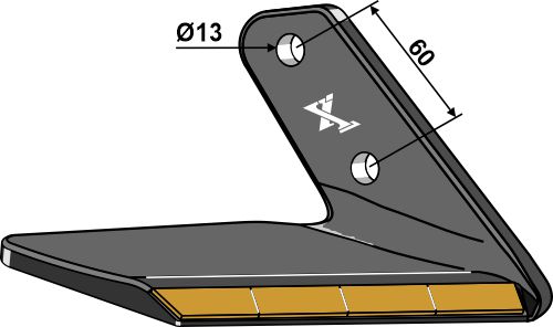 Vaihtosiipi Kova metalli - oikea