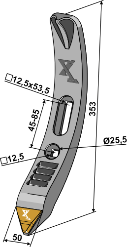 Smal skjær - Hardmetall