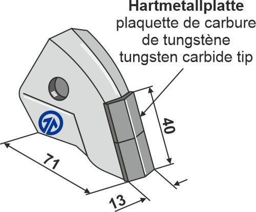 Udskiftningsspids - Kun frø
