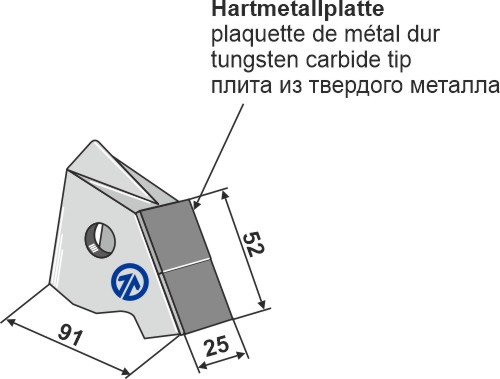 Udskiftningsspids - Kun frø