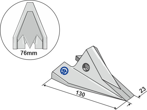Udskiftningsspids - Kun frø