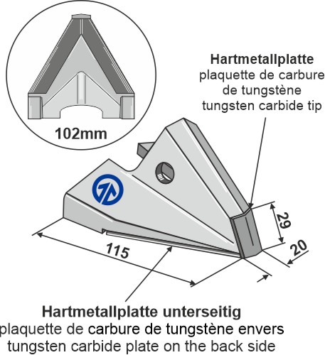 Udskiftningsspids - Kun frø