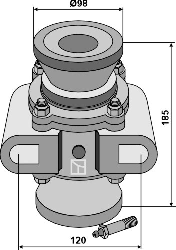 Lejesæt til 26x26 firkantet aksel