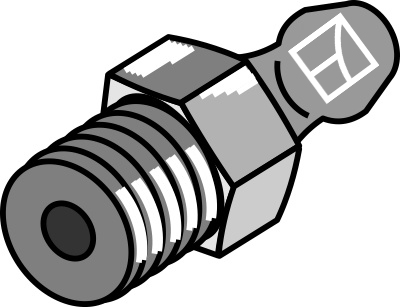 Lubricating nipple M10