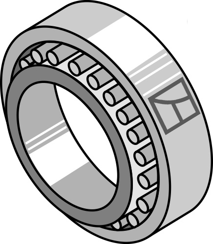 Konisk rulleleje Ø62