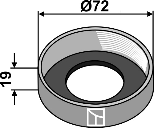 Beskyttelsesdeksel på metall