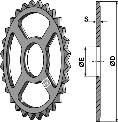 Bryterring - Ø470mm