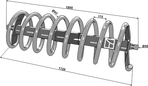 Spiralrulle 3000 - venstre model