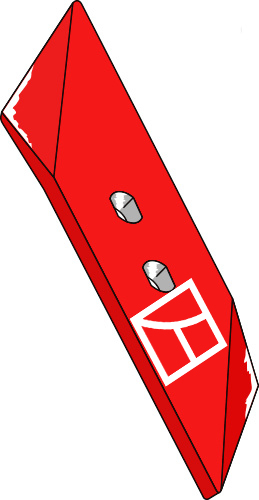 Vendbart spids 65x12 - venstre