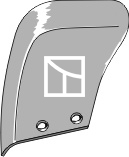 Manure skimmer board - left