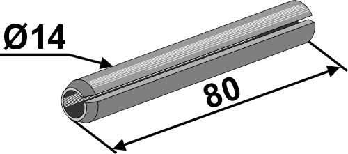 Klemstift - Ø14x80