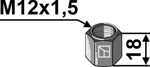 Mutter M12x1,5