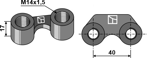 Lifting nut - M14x1,5