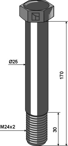 Bult M24x2 - 10,9