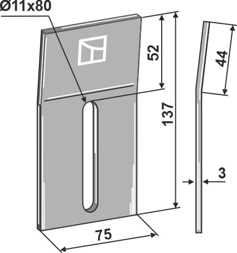 Skraber til pakkeruller