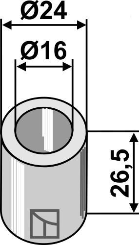 Foring 25,6xØ16xØ24
