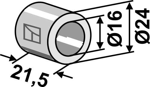 Bøssing 21,5xØ16xØ24