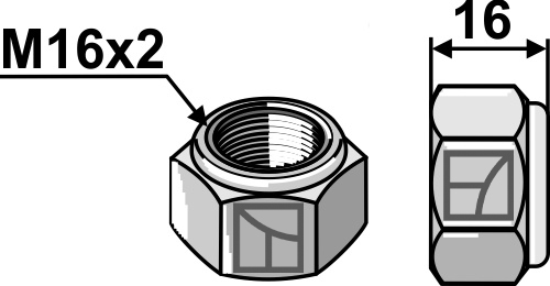 Självlåsande mutter -  Polystop