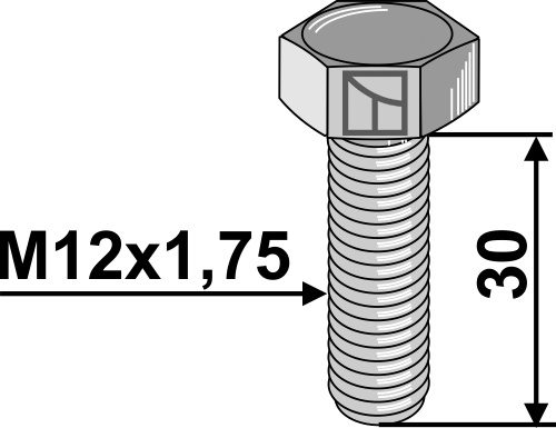 Bolt - M12 - 10,9