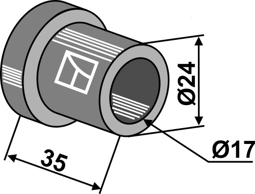 Internal bush 35xØ17xØ24