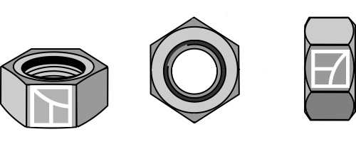 Sekskantmutter M8